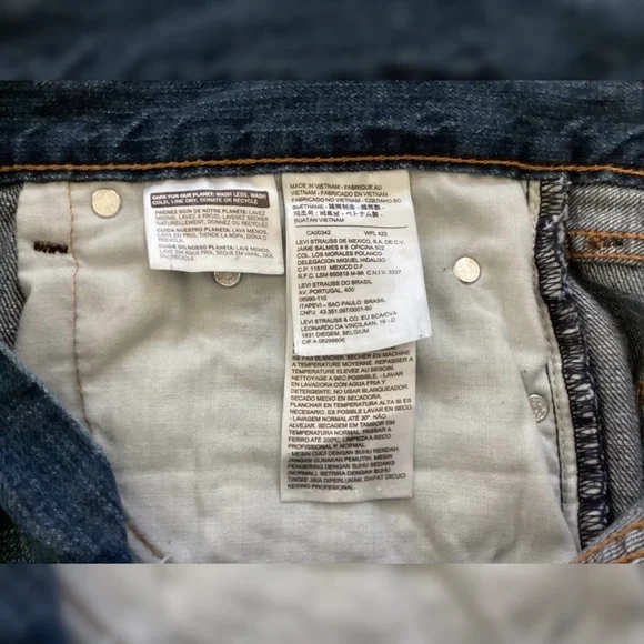 Levi’s 34x32 Jeans | 559 | Men’s Relaxed Straight Fit | Medium Wash Denim - Picture 5 of 9